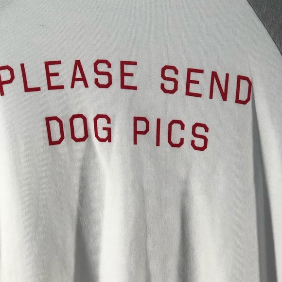 Wildfox Please Send Dog Pics Graphic Sweatshirt - Picture 5 of 7